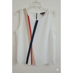 Vince Camuto sleeveless tank top in a size small, White Off